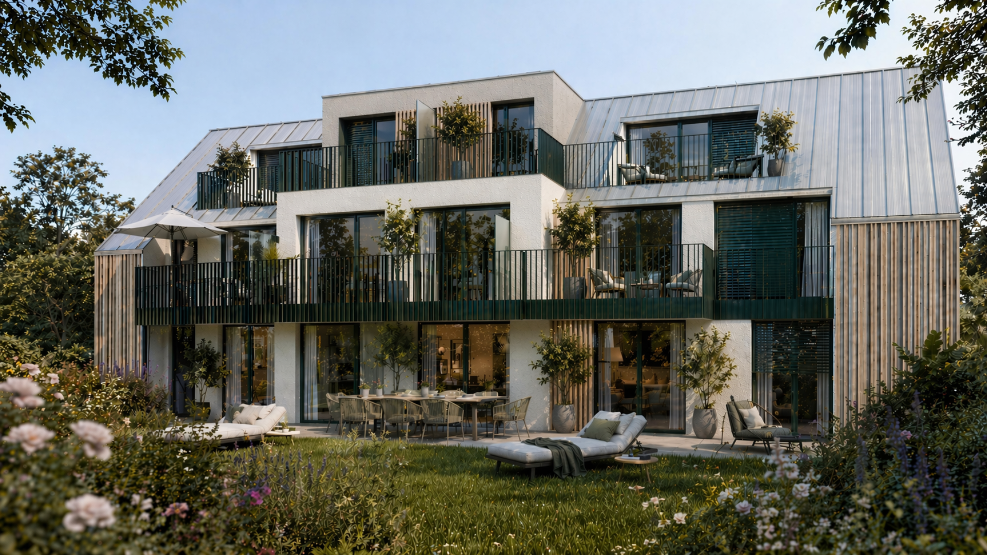 Wohnprojekt blackmeetsgreen in Strebersdorf